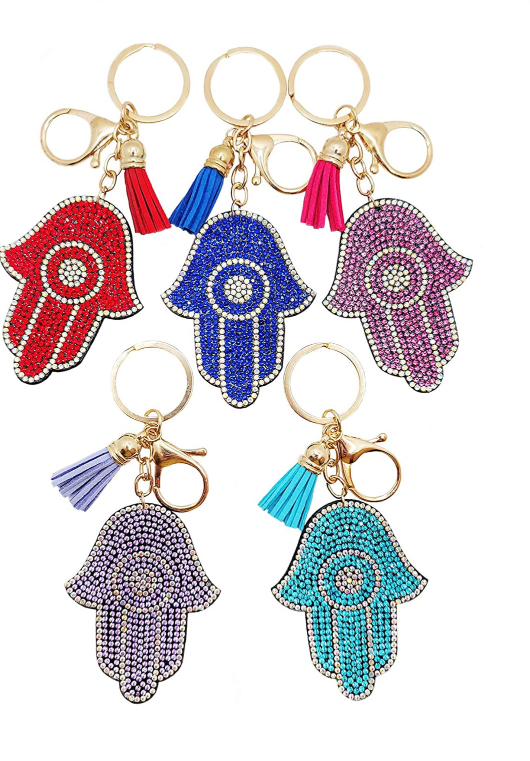 HAMSA BLING 💎 KEYCHAINS