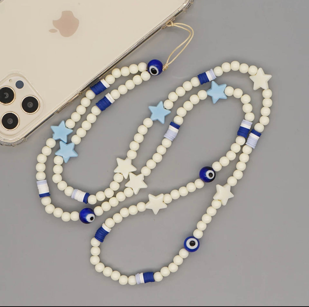 SANTORINI  🧿 CELL PHONE LANYARD