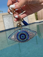 SWAROVSKI EVIL EYE KEYCHAIN