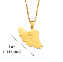 Load image into Gallery viewer, IRAN 🇮🇷 CITIES GOLD NECKLACE
