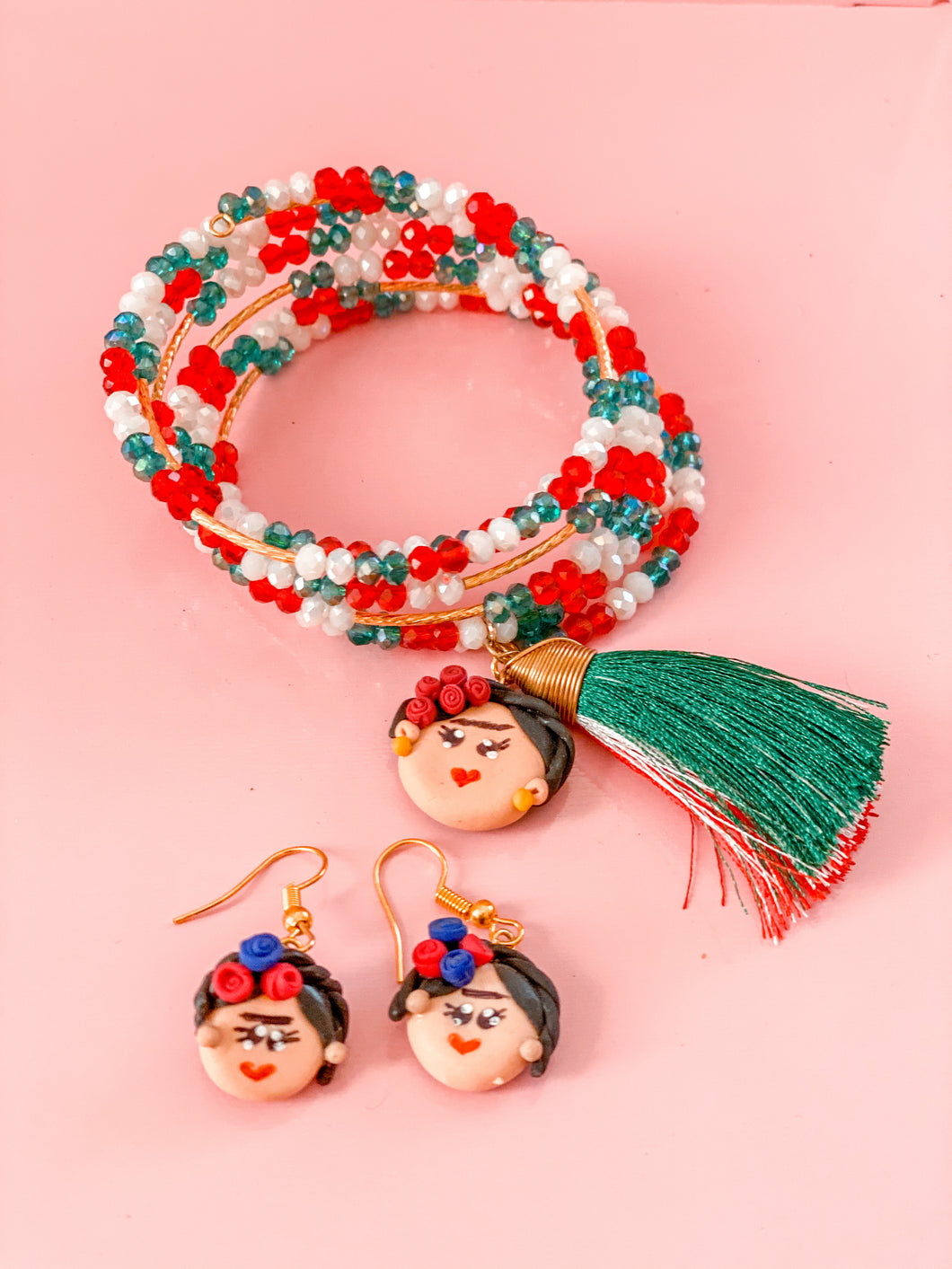 FRIDA BRACELET AND EARRING SET