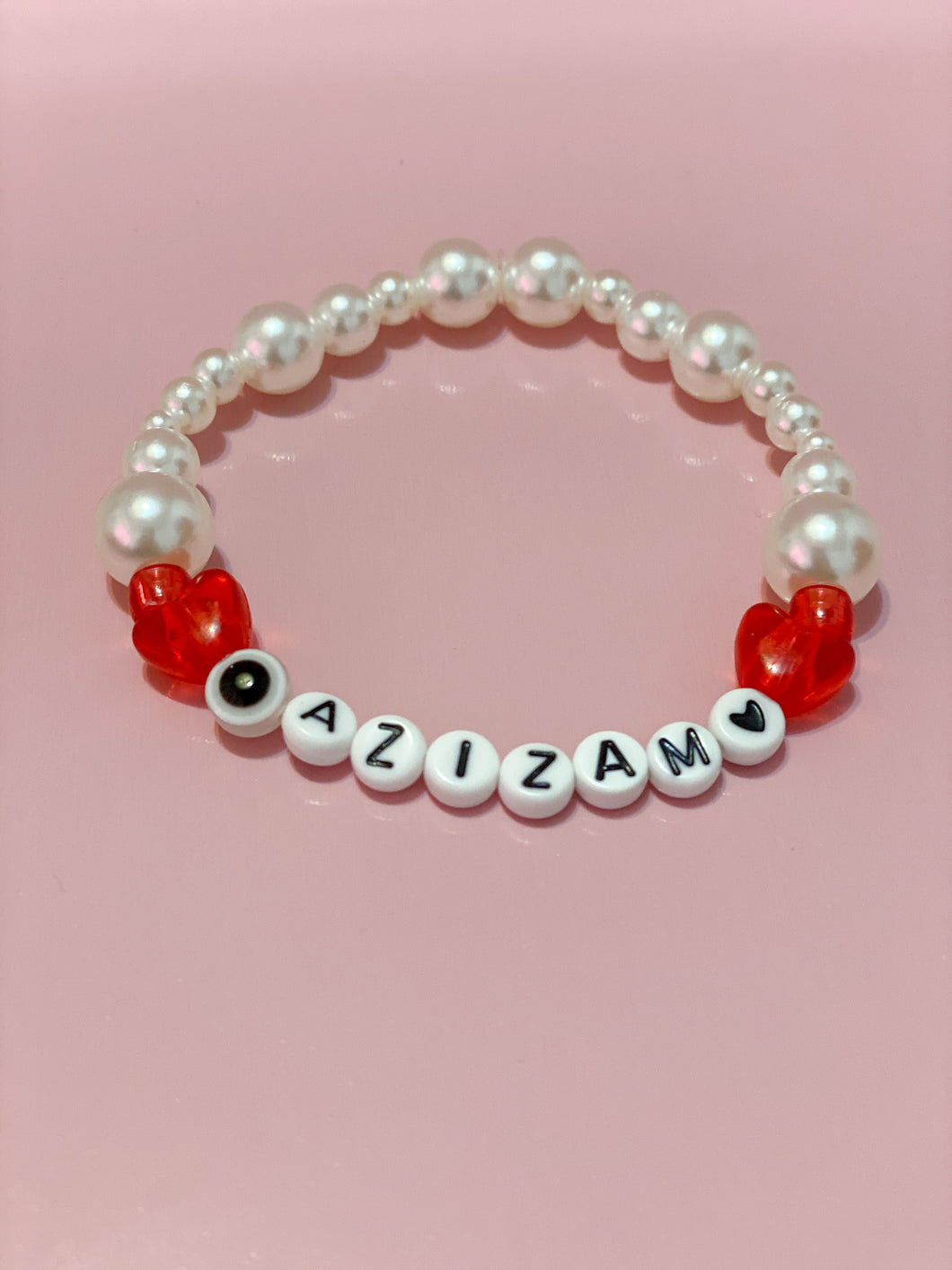 “AZIZAM” PEARL HEART BRACELET