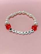 “AZIZAM” PEARL HEART BRACELET