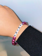 Load image into Gallery viewer, PURPLE PEARL AZIZAM BRACELET
